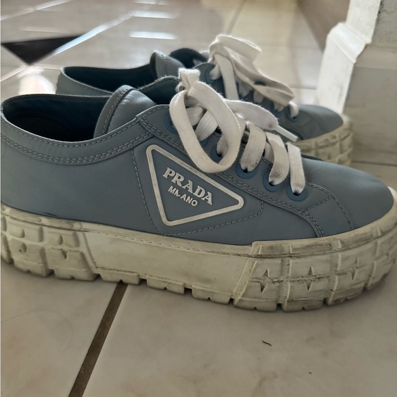 Prada nylon platform sneaker - Picture 2 of 14